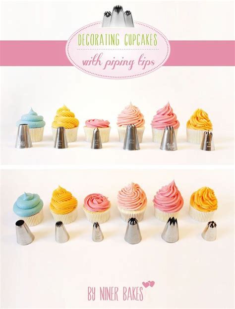 🎀💢piping Tips For Your Cupcakes💢🎀 Cupcake Icing Easy Cupcakes