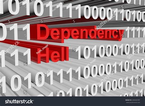 Dependency Hell Represented Binary Code 3d 스톡 일러스트 349426787 Shutterstock