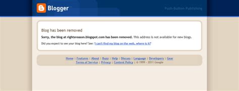 Mengapa Blog Anda Kena Delete Oleh Blogspot