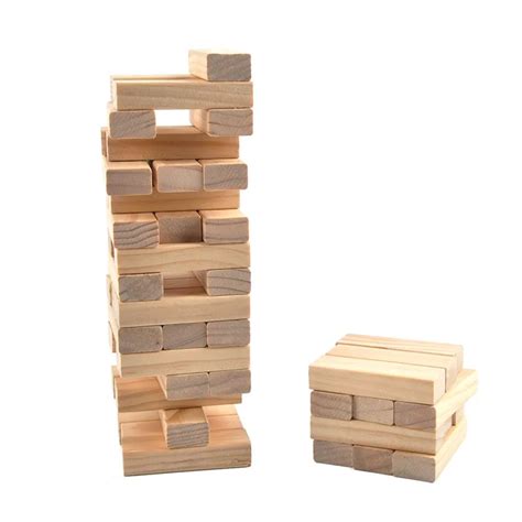Wooden Giant Jumbo Stacking Game Tower Wooden Building Block Game Buy