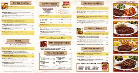 Whereisthemenu.net | Texas Roadhouse - Nonspecific ...