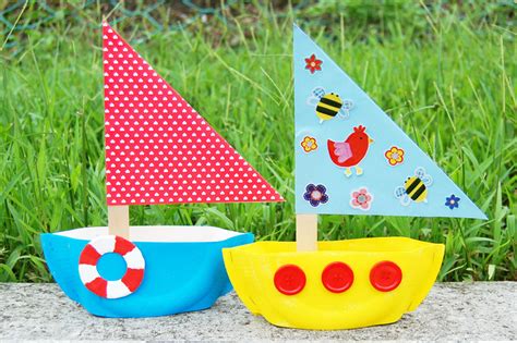 Paper Plate Sailboat Kids Crafts Fun Craft Ideas