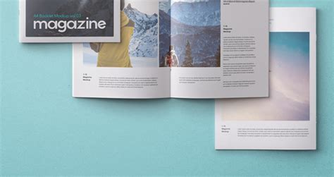 Download A4 Psd Magazine Booklet Mockup Vol3 | Psd Mock Up ...