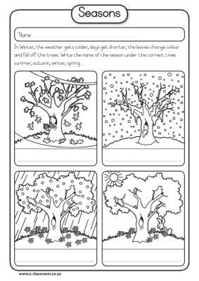 Free interactive exercises to practice online or download as pdf to print. Materials Support | Seasons worksheets, Seasons preschool ...