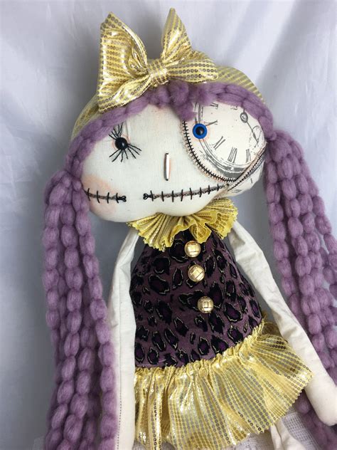 Steampunk Monster Doll Handmade Doll Creepy Dolls Art Etsy Monster