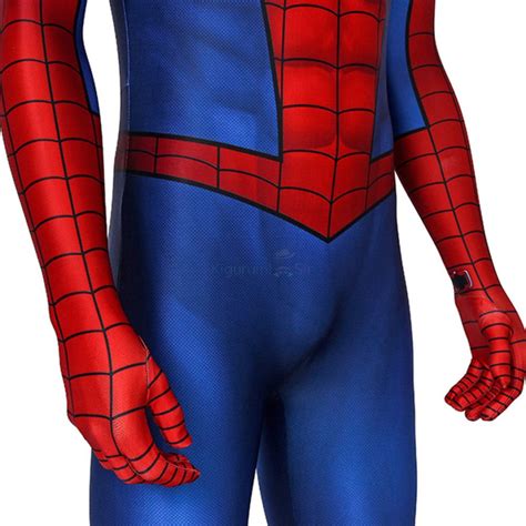 Spider Man 3d Classic Suit Sipderman Cosplay Costume