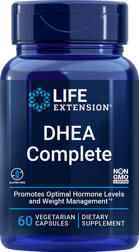 dhea complete 60 vegetarian capsules life extension
