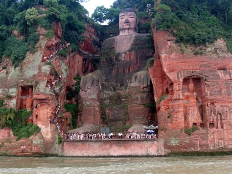 Giant Buddha Of Leshan China Hindu Devotional Blog