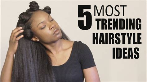 Hairstyles To Slay Back To School For Natural Or Relaxed Hair Youtube