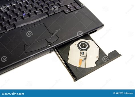 Latop With Open Cd Rom Drive Stock Photos Image 402283
