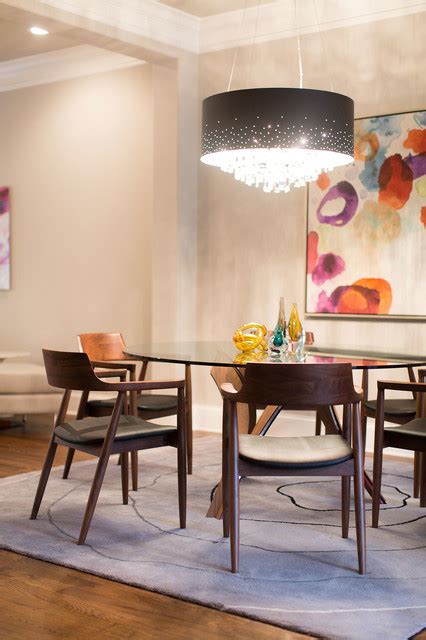 A Cheery Townhome Modern Dining Room Atlanta By Cantoni Houzz Au