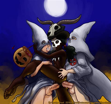 Post 5303653 Halloween Ku Klux Klan Smudge Proof Voodoo Crossover Klansman Voodoo Priestess