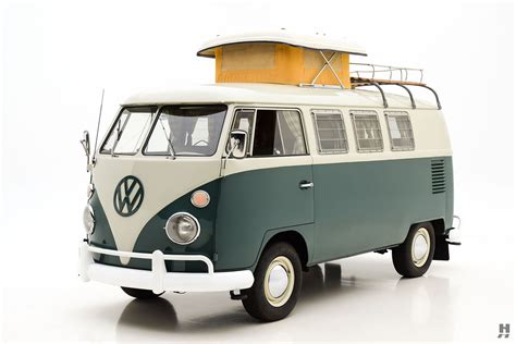 The volkswagen camper van though odd looking is still charming and is spacious enough to keep you comfortable on an adventure. 1966 Volkswagen Type 2 Westfalia Camper Van | Hyman Ltd.