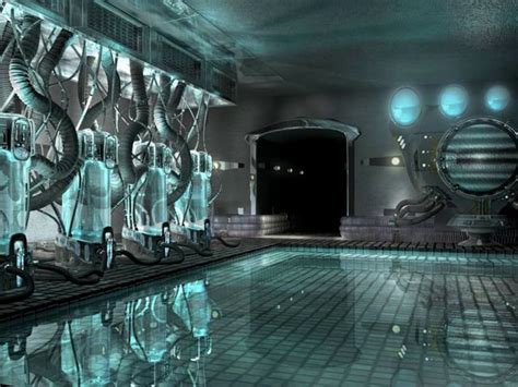 Sci Fi Concept Art Sci Fi Laboratory Spaceship Interior