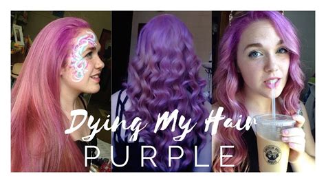 I Dyed My Hair Purple Dying My Hair Purple In My College Dorm Room