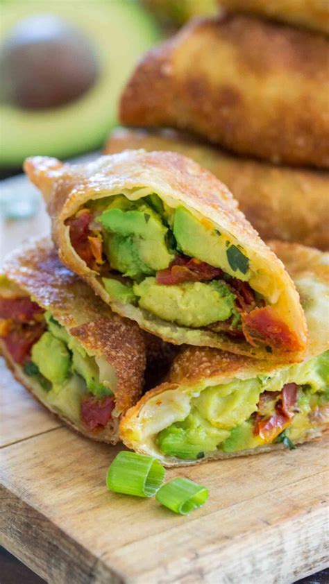 How would you dip these? Cheesecake Factory Avocado Egg Rolls Copycat [Video ...