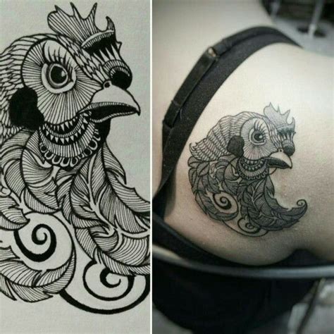Pin By Deanna Bray On Bach Bach Chicken Tattoo Tattoos Hen Tattoo