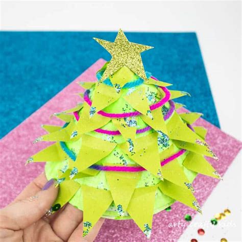 Paper Plate Christmas Tree Craft Arty Crafty Kids