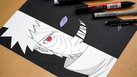 Drawing Obito And Black Zetsu Naruto Youtube