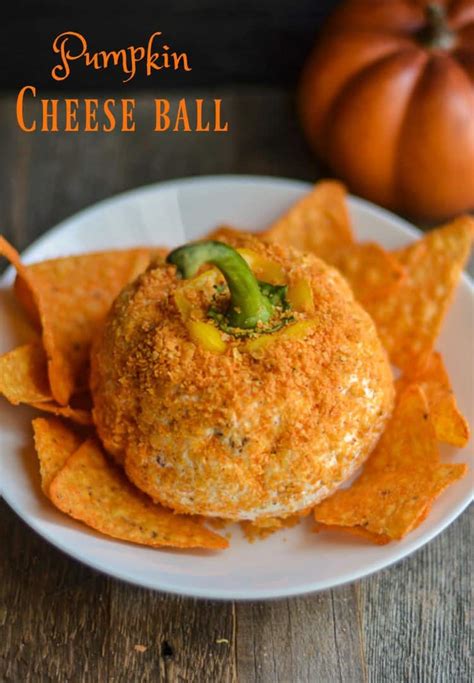 Pumpkin Cheese Ball Appetizer Recipe Midlife Healthy Living