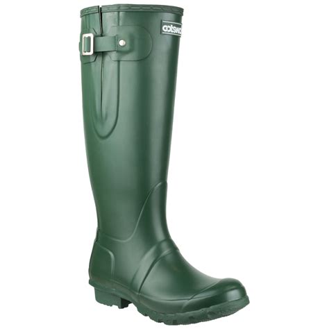 Cotswold Menswomens Green Rubber Windsor Wellingtonswellies Boots