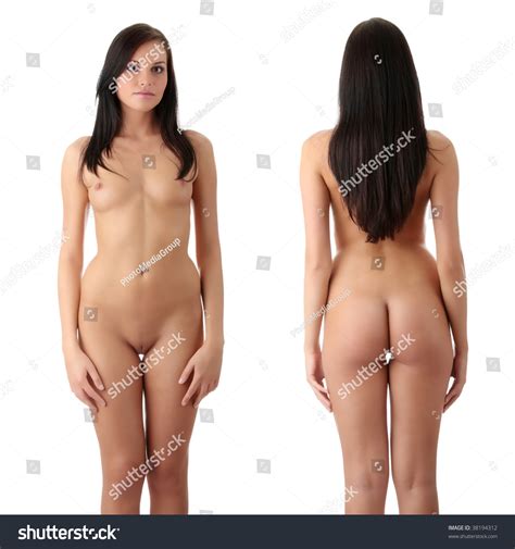 Nude Beautiful Caucasian Brunette Woman Isolated Stock Photo Shutterstock
