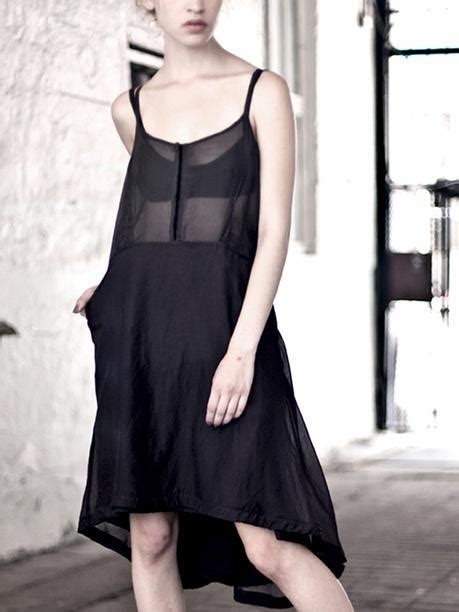 Sheer And Silk Dress Style Dresses Black Dress
