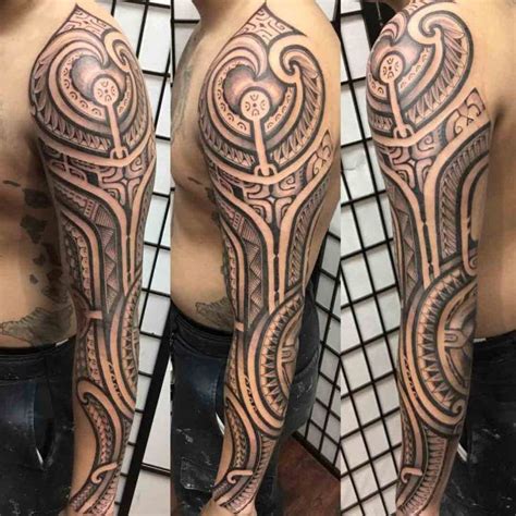 Polynesian Arm Sleeve Tattoo Best Tattoo Ideas Gallery Sleeve