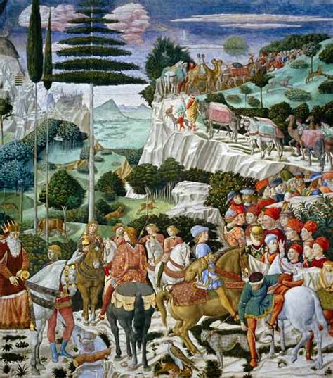 The Journey Of The Magi To Bethlehem Th Benozzo Gozzoli As Art Print
