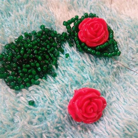 Finally Experimenting On The Handmade Rose Beads I The Little Beader