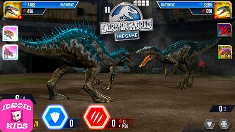 Baryonyx Max Level 40 Jurassic World The Game Youtube