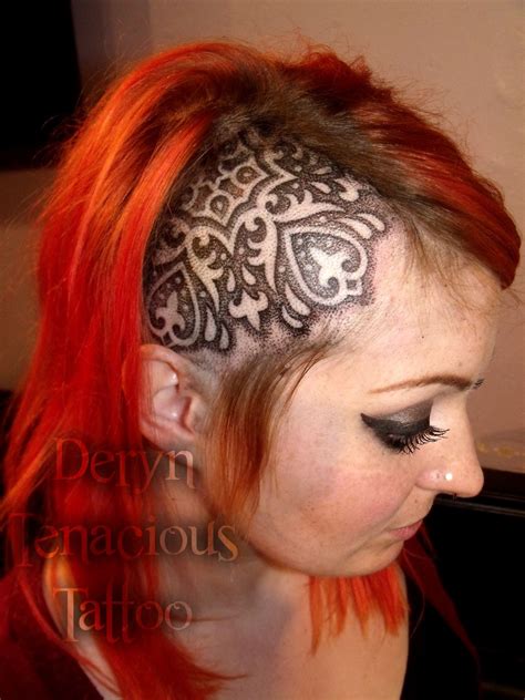Head Tattoos Side Head Tattoo Scalp Tattoo