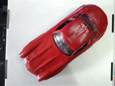 Paper Model Kit Mercedes Benz Sl Papercraft D Paper Craft Etsy