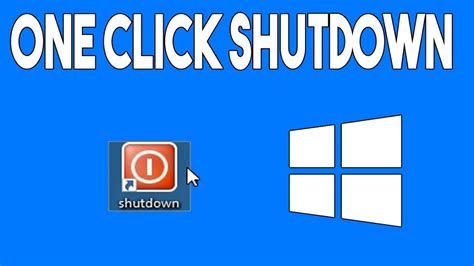 How To Add A Shutdown Button To Your Desktop In Windows 10 Youtube