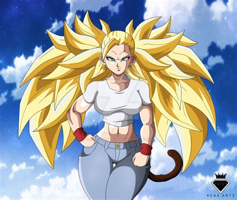 Chaya Ssj Remastered By Kingkenoartz On Deviantart Anime Dragon
