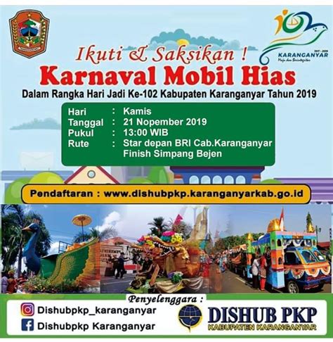 Catat Tanggalnya Karnaval Mobil Hias Hari Jadi Ke Kabupaten Karanganyar Intanpari