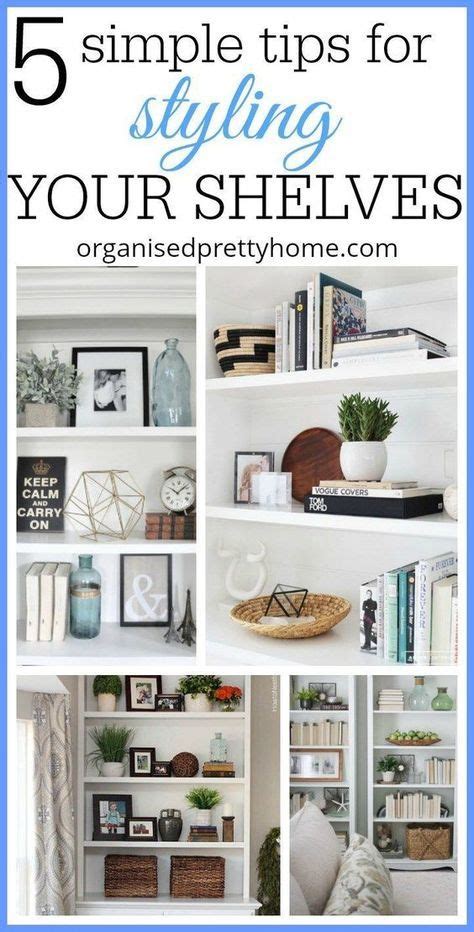 Clever ways to use floating shelves for organizing and decorating every room in your apartment. 5 Simple Tips For Decorating Shelves - Organised Pretty ...