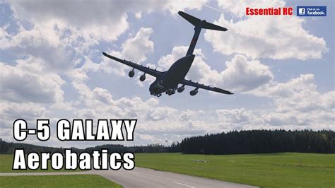 Lockheed C 5 Galaxy Low Passes And Extreme Aerobatics Demo Youtube