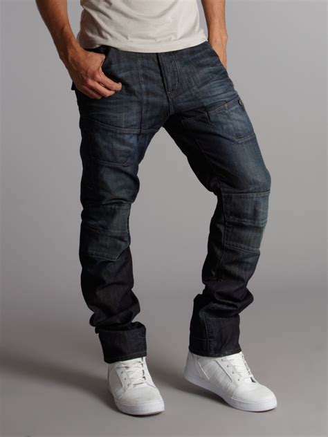 G Star Raw Elwood Slim Tapered Trail Jeans In Blue For Men Lyst