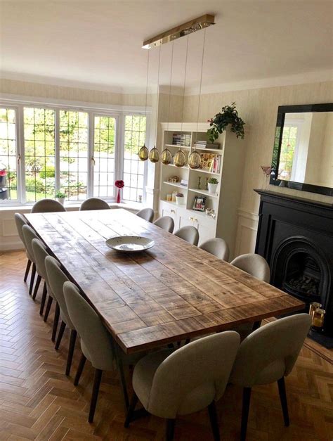 Extra Large Wooden Dining Table