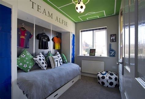 5 Stylish Boys Bedrooms Soccer Themed Bedroom Boy Bedroom Design