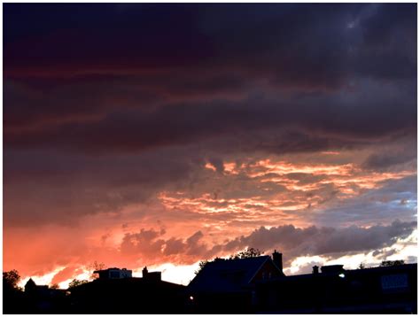 Stormy Sunset Cityscape And Urban Photos Emelle