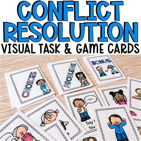 Conflict Resolution Game And Cards For Lower Elementary Shop The