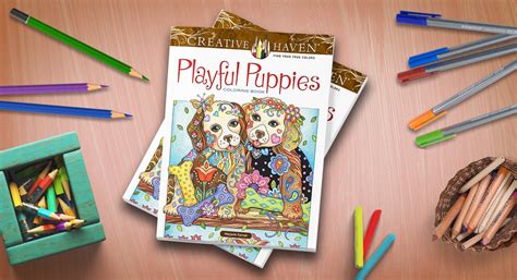 Playful Puppies — Marjorie Sarnat Design And Illustration