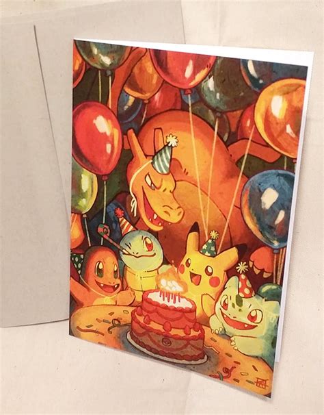 Pokemon Birthday Cards Birthday Wikii