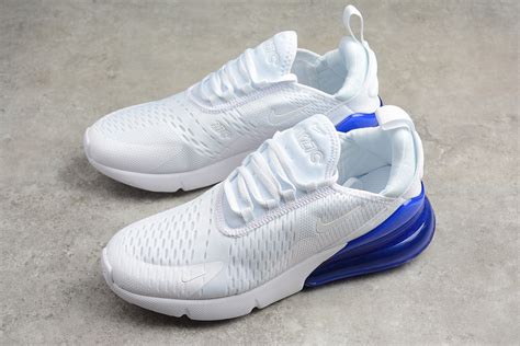 Mens And Wmns Nike Air Max 270 Whitephoto Blue Ah8050 105 For Sale