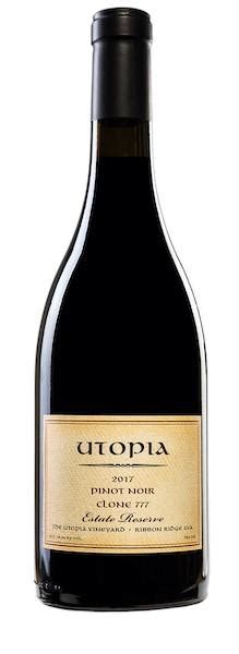 Utopia Wines 2017 The Utopia Vineyard Clone 777 Estate Reserve Ribbon
