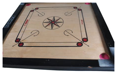 Indian Wooden Carrom Board - Size 65 X 65Cm I(25 Inches X 25 Inches Uk ...