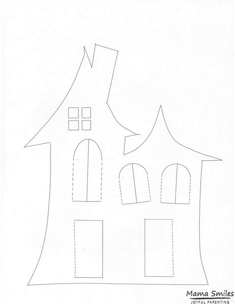 Free Printable Haunted House Template It Should Load A Pdf File That