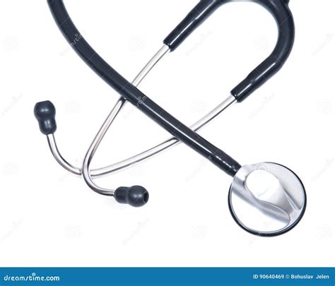 Black Cardiac Professional Stethoscope Stock Image Image Of Hospital